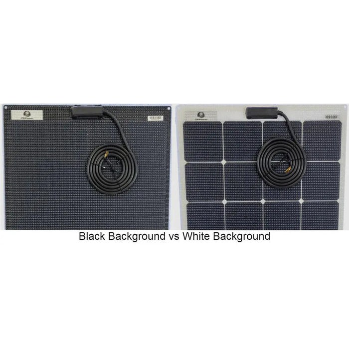 Custom Marine | 60 Watt Walkable Semi Rigid Solar Panel - Sunpower A+ Grade 24.4% Efficient Cells