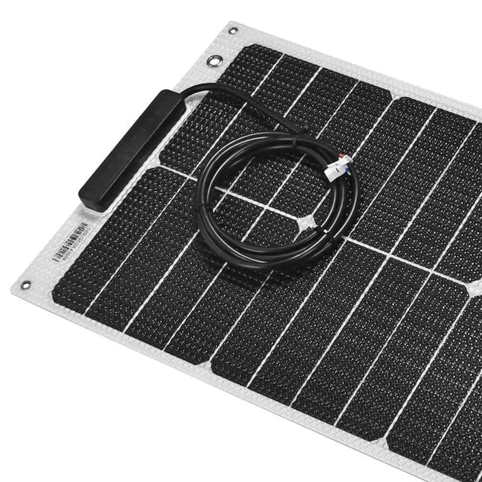 Custom Marine | 65 Watt Walkable Semi-Rigid Solar Panel - Carbon Fiber Series - Sunpower A+ Grade 24.4% Efficient Cells