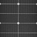 Custom Marine | 65 Watt Walkable Semi-Rigid Solar Panel with Polycarbonate & J-Mount Brackets - Sunpower A+ Grade 24.4% Efficient Cells