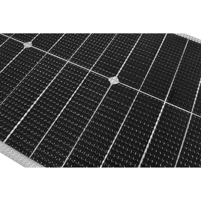 Custom Marine | 65 Watt Walkable Semi-Rigid Solar Panel - Carbon Fiber Series - Sunpower A+ Grade 24.4% Efficient Cells