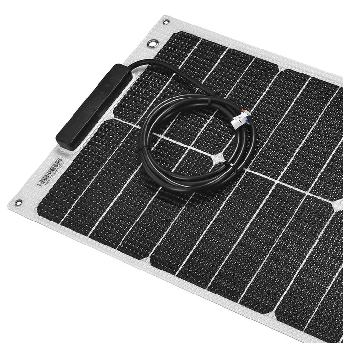 Custom Marine | 65 Watt Walkable Semi Rigid Solar Panel - Sunpower A+ Grade 24.4% Efficient Cells