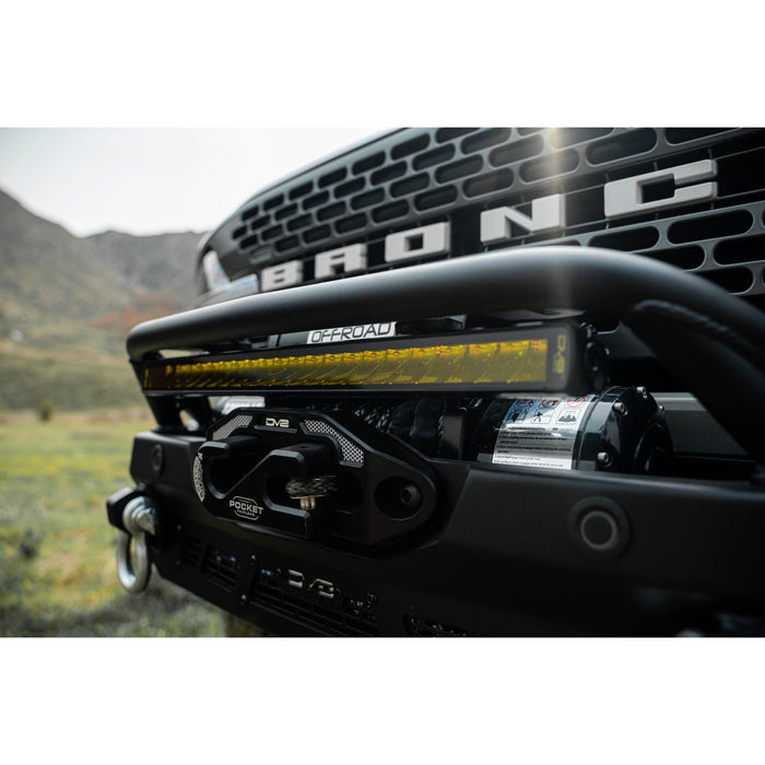 DV8 Offroad | 20-Inch Elite Series Amber LED Light Bar Single Row