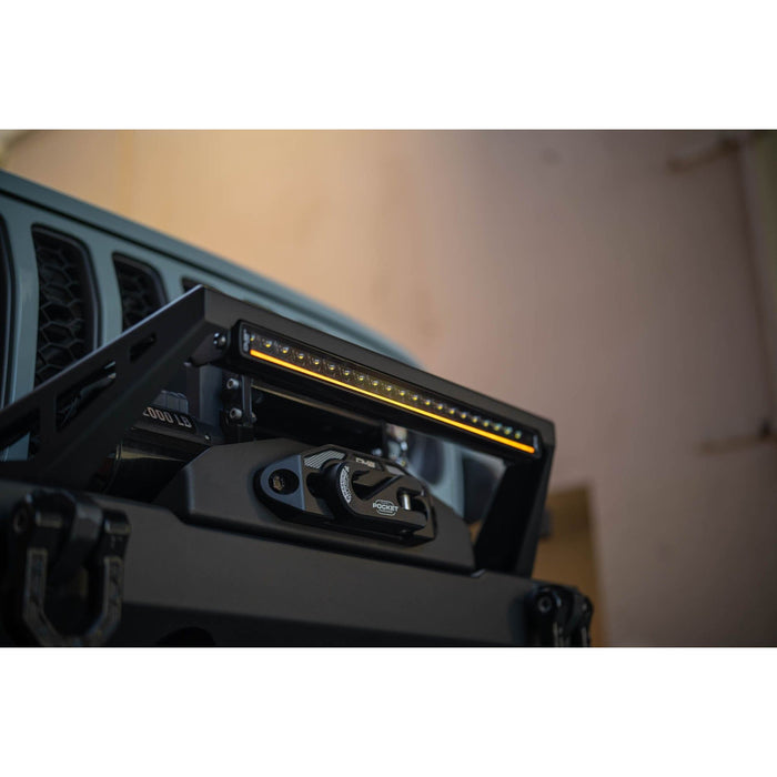 DV8 Offroad | 20-Inch Halo Elite Single Row Light Bar with Accent Light