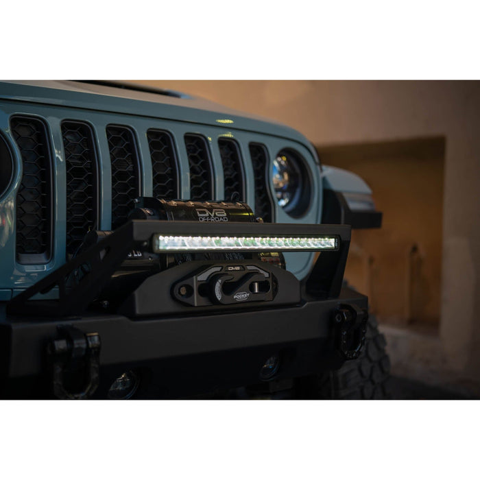 DV8 Offroad | 20-Inch Halo Elite Single Row Light Bar with Accent Light