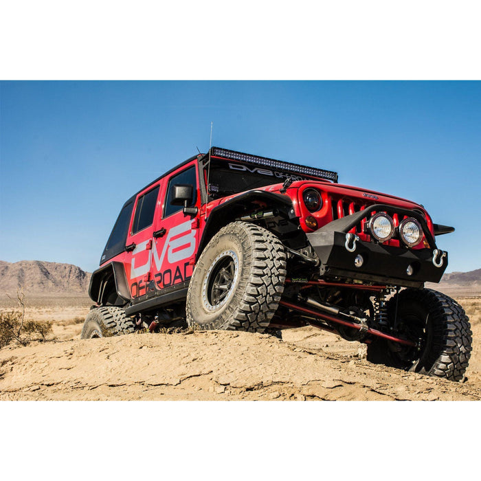 DV8 Offroad | 2007-2018 Jeep JK Wide Fender Flares | Front & Rear
