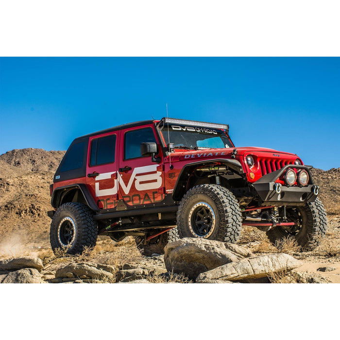 DV8 Offroad | 2007-2018 Jeep JK Wide Fender Flares | Front & Rear