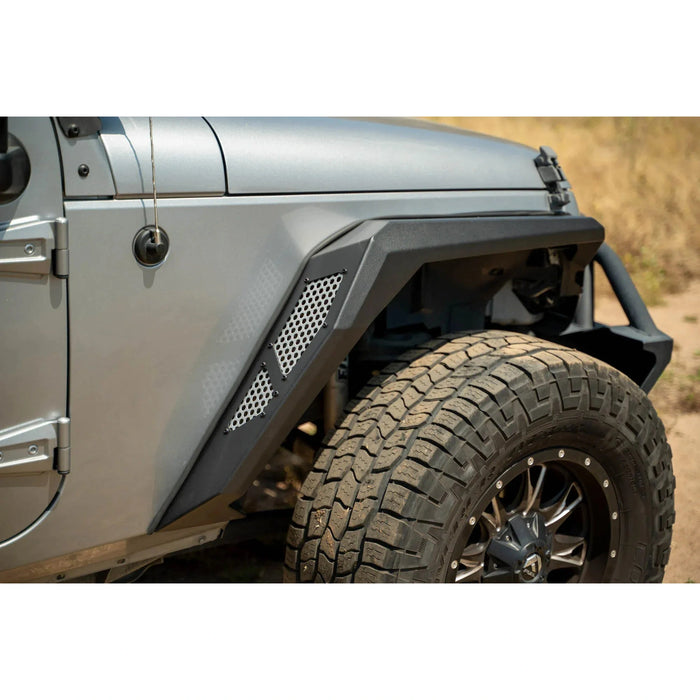 DV8 Offroad | 2007-2018 Jeep Wrangler JK Armor Fender Flares | Front & Rear
