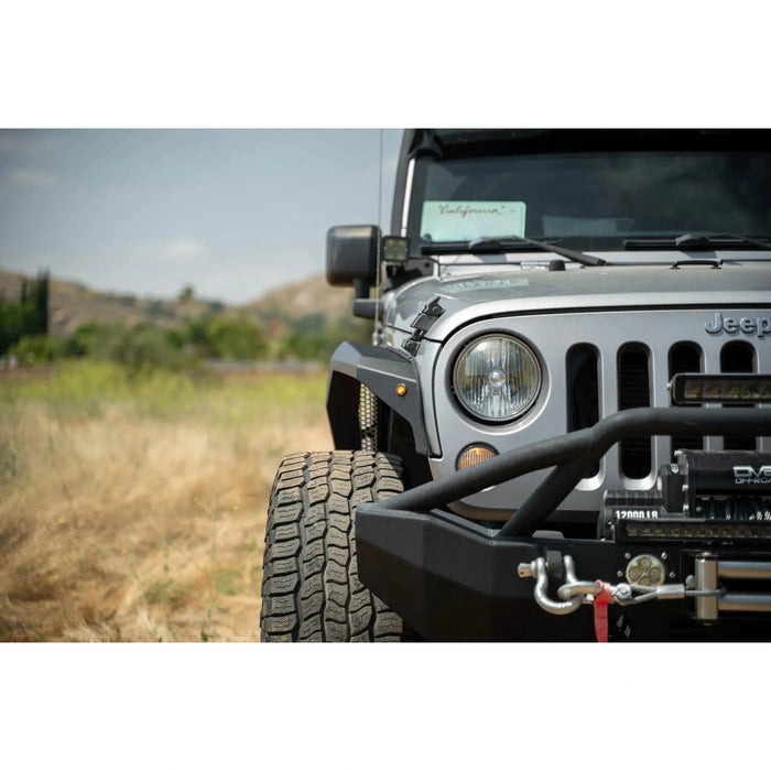 DV8 Offroad | 2007-2018 Jeep Wrangler JK Armor Fender Flares | Front & Rear