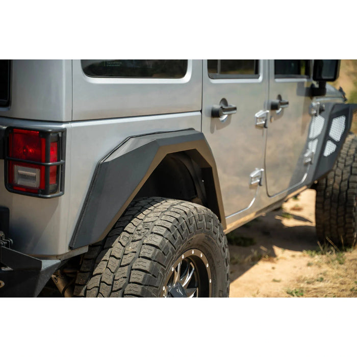 DV8 Offroad | 2007-2018 Jeep Wrangler JK Armor Fender Flares | Front & Rear