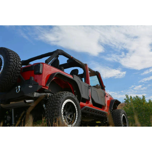 DV8 Offroad | 2007-2018 Jeep Wrangler JK Rear Rock Doors