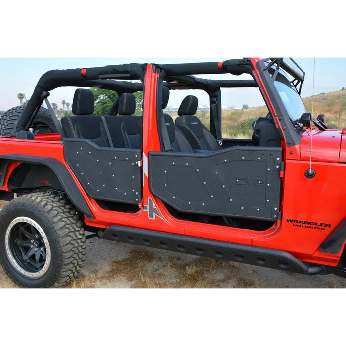 DV8 Offroad | 2007-2018 Jeep Wrangler JK Rear Rock Doors