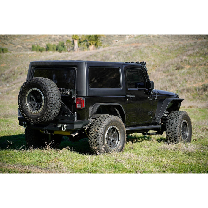 DV8 Offroad | 2007-2018 Wrangler JK Tire Carrier for MTO Bumper