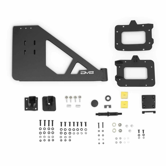 DV8 Offroad | 2007-2018 Wrangler JK Tire Carrier for MTO Bumper