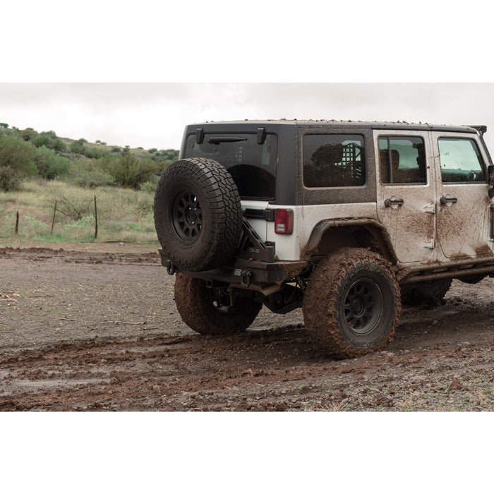 DV8 Offroad | 2007-2018 Wrangler JK Tire Carrier for MTO Bumper