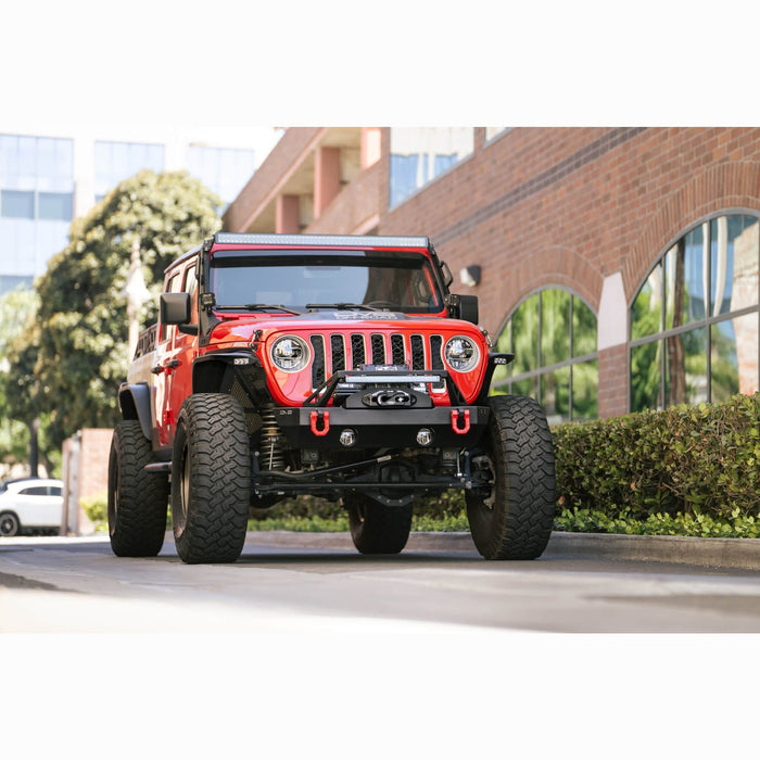 DV8 Offroad | 2007-2026 Jeep Wrangler & Gladiator | FS-25 Stubby Front Bumper