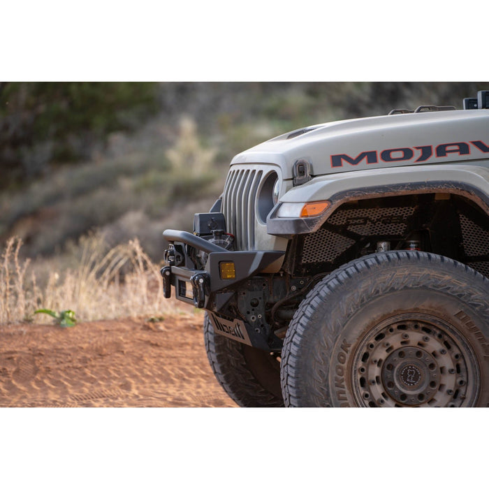 DV8 Offroad | 2007-2026 Jeep Wrangler JK/JL & Gladiator JT | FS-7 Mid-Width Winch Front Bumper
