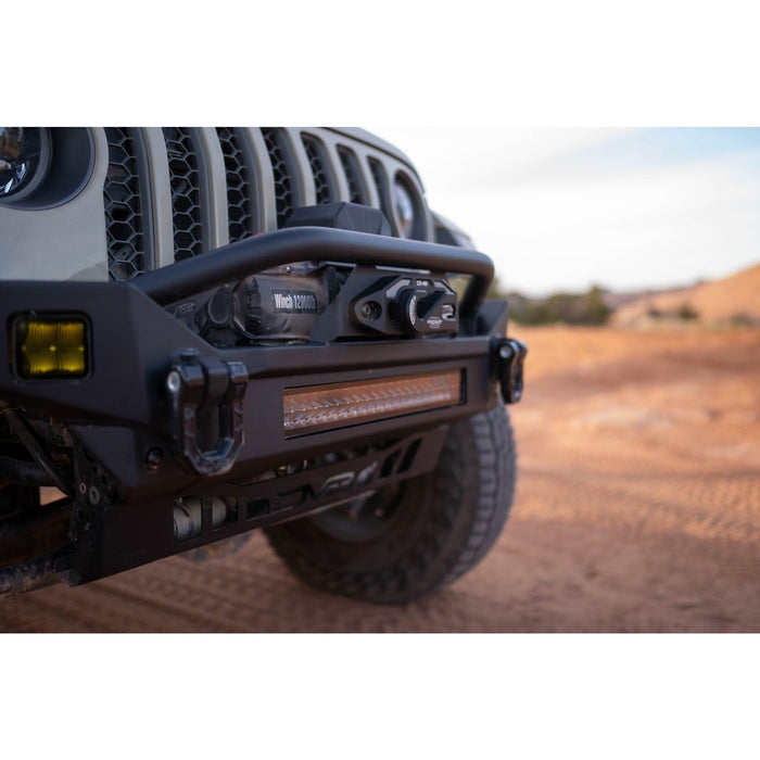 DV8 Offroad | 2007-2026 Jeep Wrangler JK/JL & Gladiator JT | FS-7 Mid-Width Winch Front Bumper