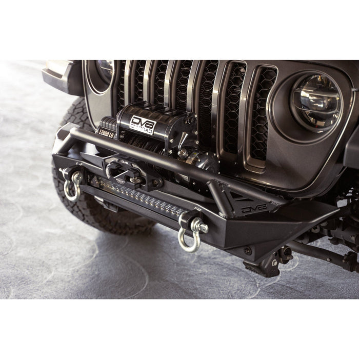 DV8 Offroad | 2007-2026 Jeep Wrangler JK/JL & Gladiator JT | FS-1 Series Stubby Front Bumper