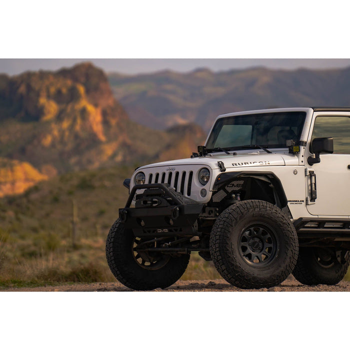 DV8 Offroad | 2007-2026 Jeep Wrangler JK/JL & Gladiator JT | FS-15 Series Front Bumper