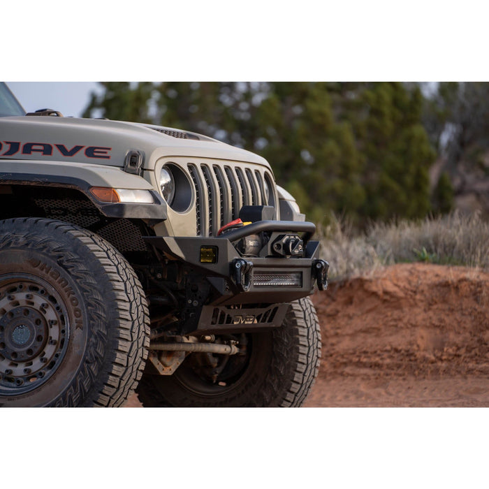 DV8 Offroad | 2007-2026 Jeep Wrangler JK/JL & Gladiator JT | FS-7 Mid-Width Winch Front Bumper