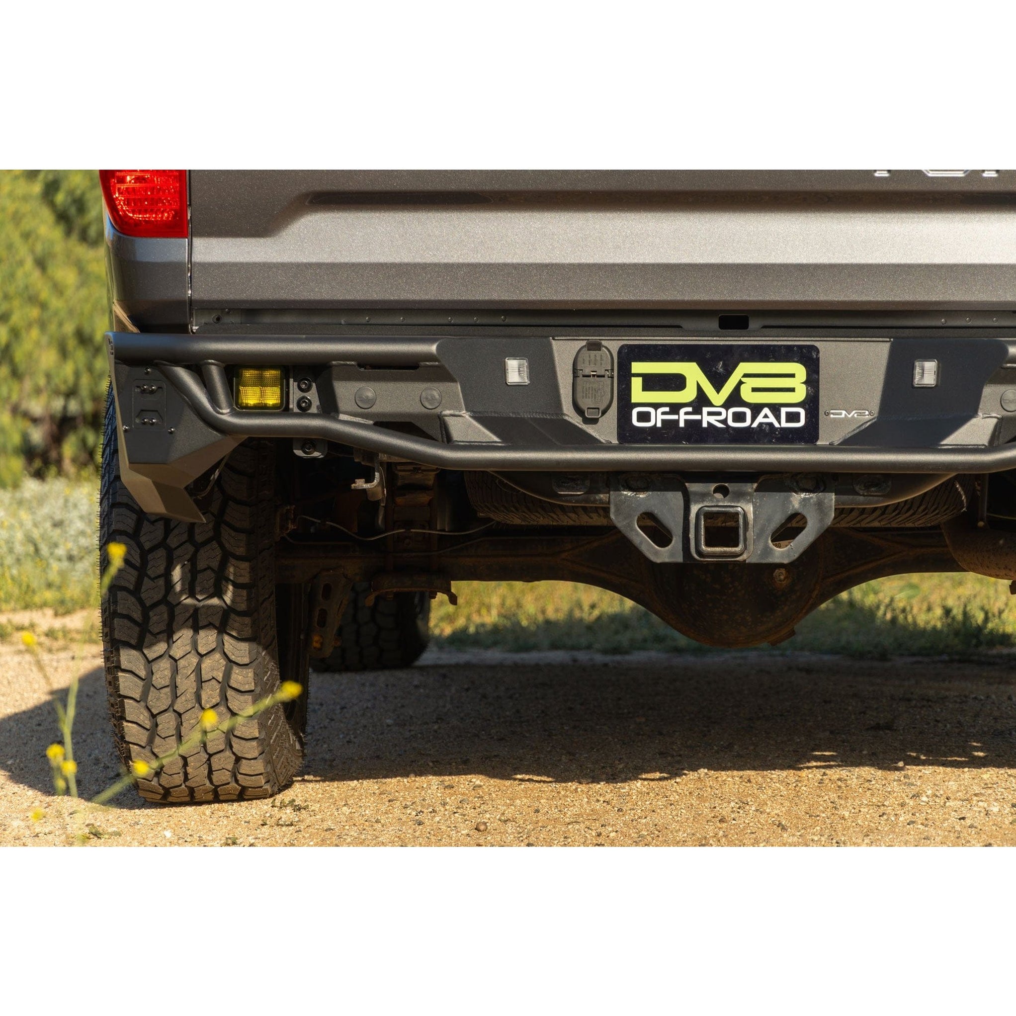 DV8 Offroad | 2014-2021 Toyota Tundra Tube Rear Bumper — Solar Guys Pro