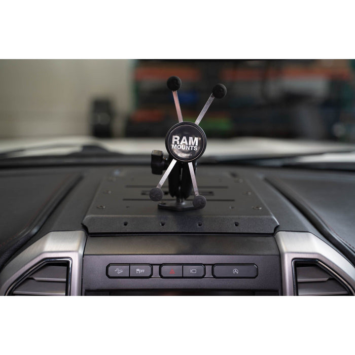 DV8 Offroad | 2015-2020 F-150 & 2017-2021 F-250/350 Digital Device Dash Mount