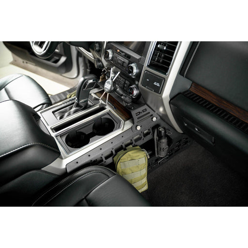 DV8 Offroad | 2015-2020 Ford F-150 & 2017-2021 F-250/350 Center Console Molle Panels & Device Mount
