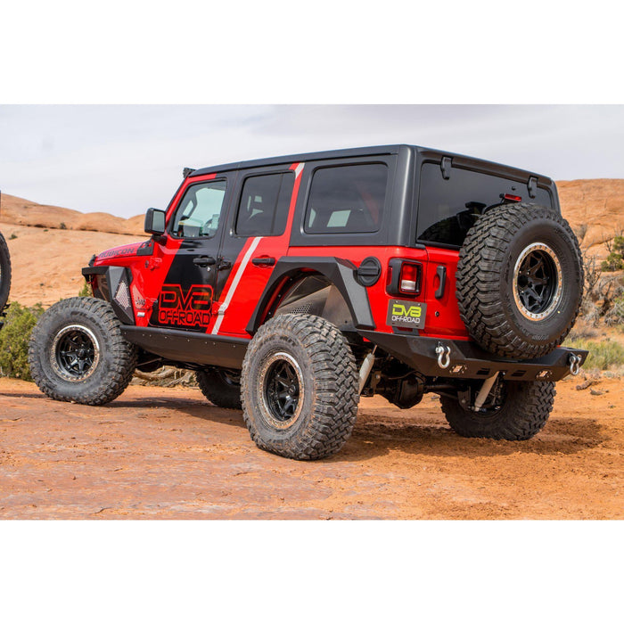 DV8 Offroad | 2018-2023 Jeep JL Rear Inner Fenders | Black