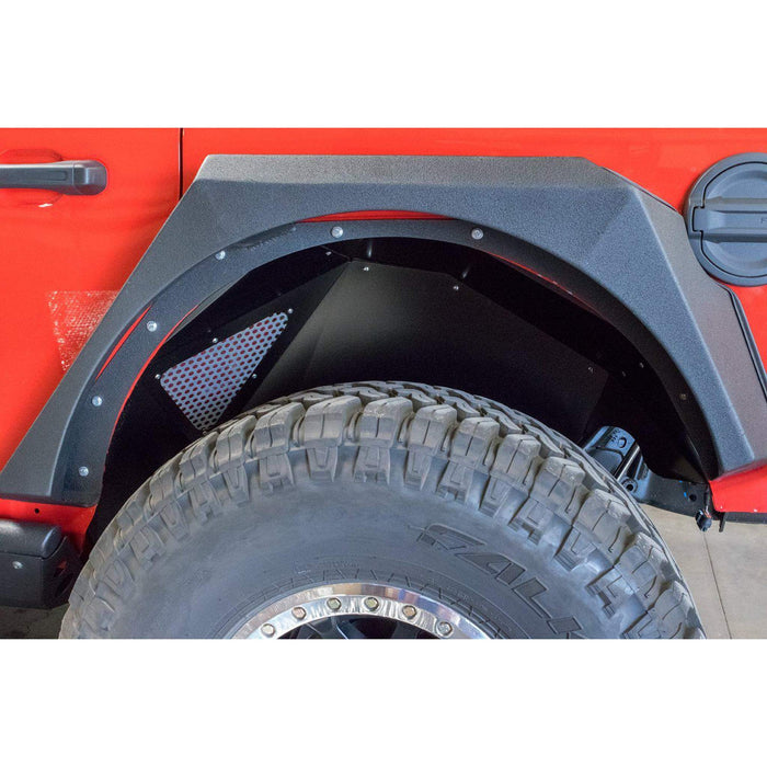 DV8 Offroad | 2018-2023 Jeep JL Rear Inner Fenders | Black