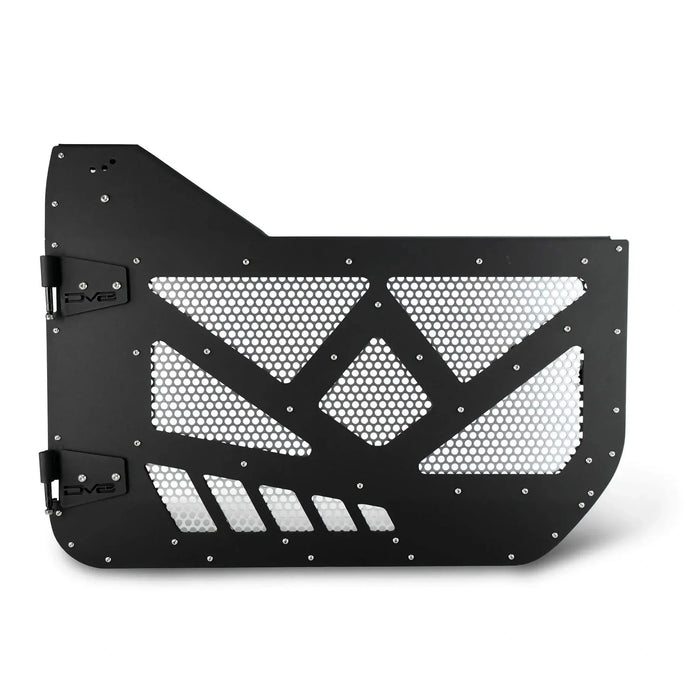 DV8 Offroad | 2018-2025 Jeep JL & 2020-2025 JT Front Half-Doors with Aluminum Mesh