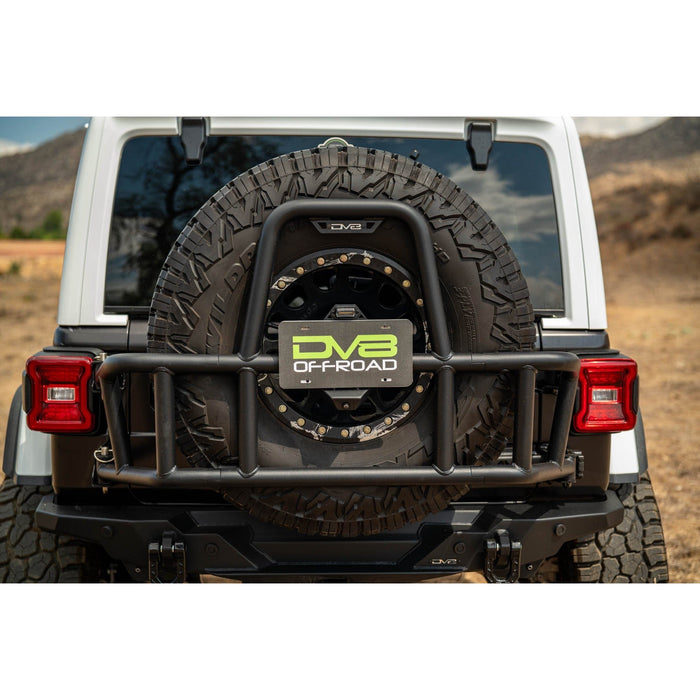 DV8 Offroad | 2018-2025 Jeep Wrangler JL Body Mounted Tire Carrier