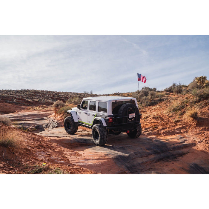 DV8 Offroad | 2018-2025 Jeep Wrangler JL Body Mounted Tire Carrier