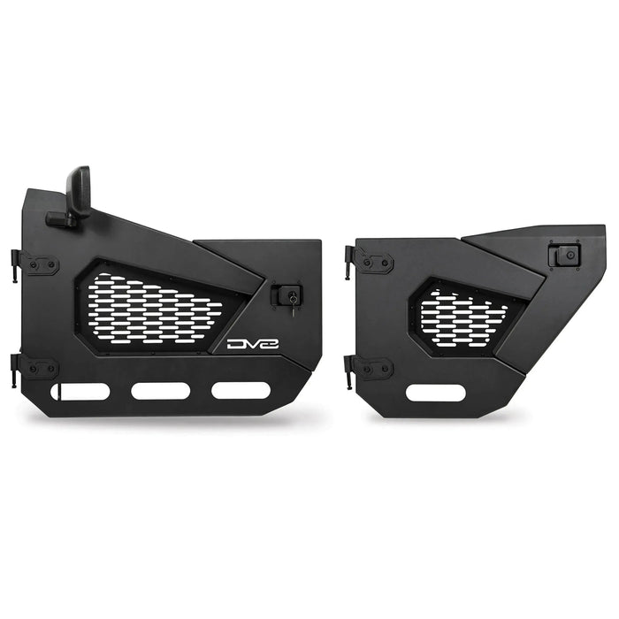 DV8 Offroad | 2018-2025 Jeep Wrangler JL & Gladiator JT Front Half Doors | Spec Series