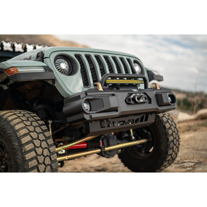 DV8 Offroad | 2018-2026 Jeep Wrangler JL & 2020-2025 Gladiator JT OE Plus Front Bumper