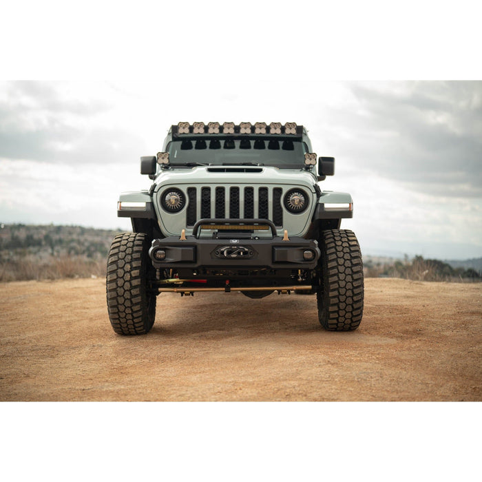 DV8 Offroad | 2018-2026 Jeep Wrangler JL & 2020-2025 Gladiator JT OE Plus Front Bumper