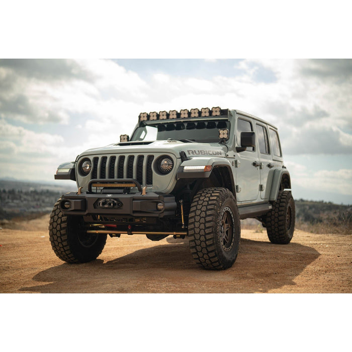 DV8 Offroad | 2018-2026 Jeep Wrangler JL & 2020-2025 Gladiator JT OE Plus Front Bumper