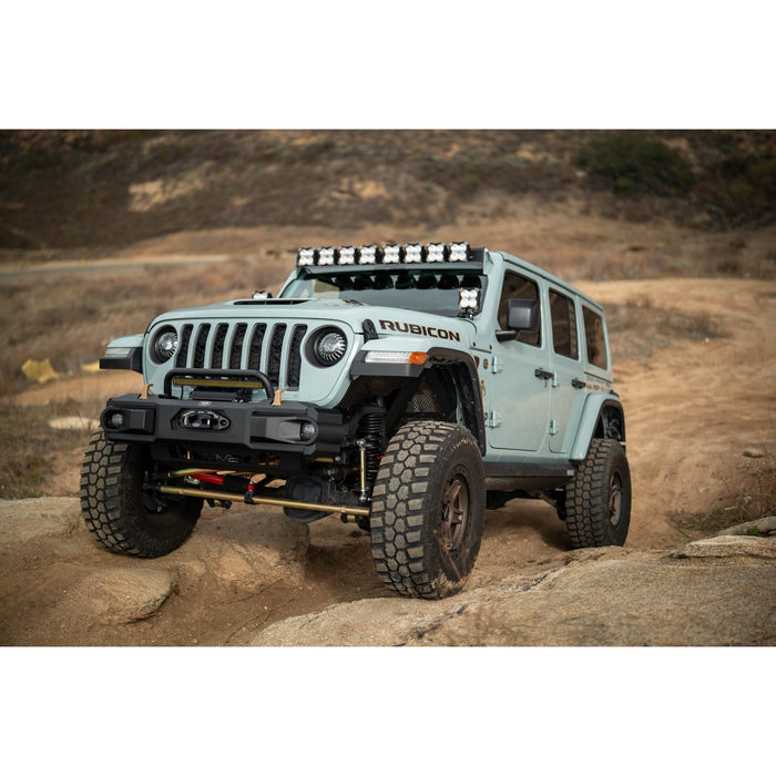 DV8 Offroad | 2018-2026 Jeep Wrangler JL & 2020-2025 Gladiator JT OE Plus Front Bumper