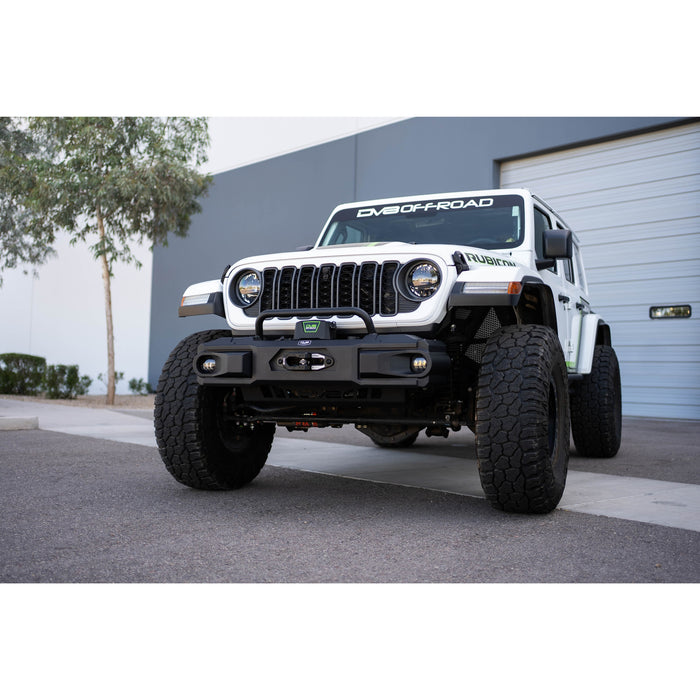 DV8 Offroad | 2018-2026 Jeep Wrangler JL & 2020-2025 Gladiator JT OE Plus Front Bumper