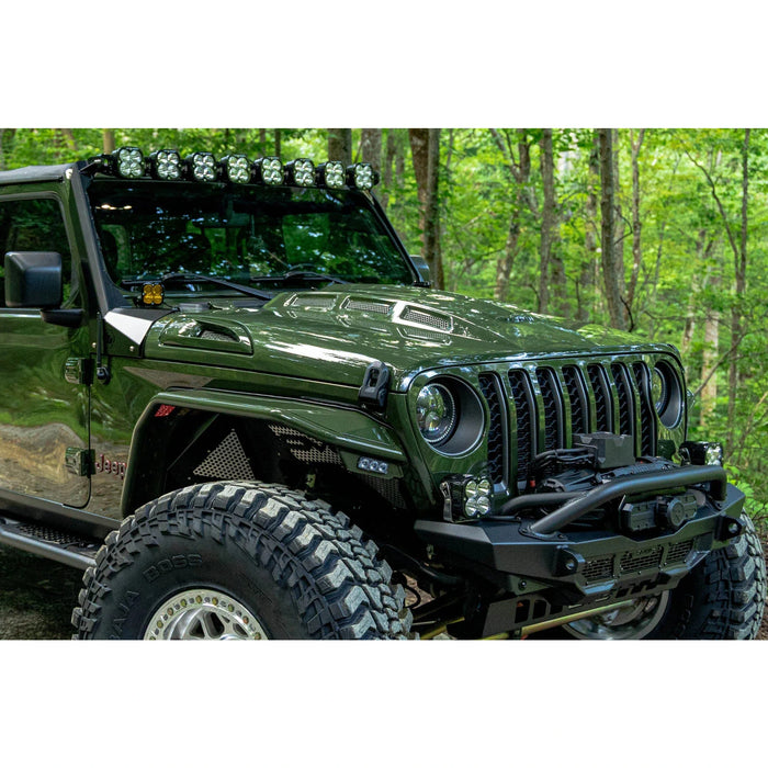 DV8 Offroad | 2018-2026 Jeep Wrangler JL & Gladiator JT Heat Dispersion Hood