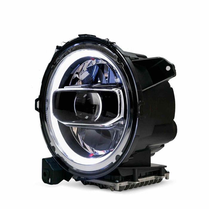 DV8 Offroad | 2018-2026 Jeep Wrangler JL & Gladiator JT LED Headlights | Chrome