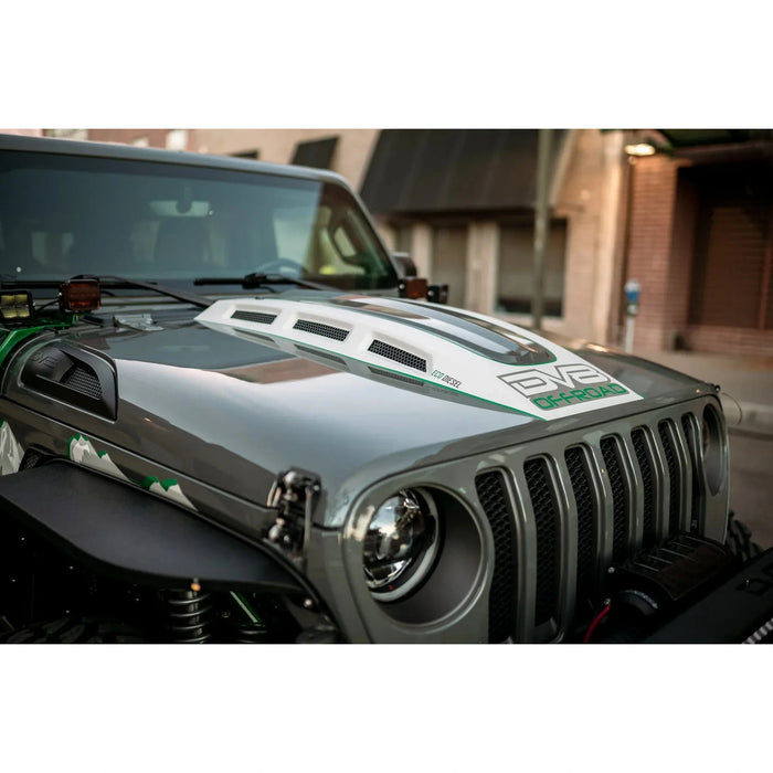 DV8 Offroad | 2018-2026 Jeep Wrangler JL & Gladiator JT Heat Dispersion Hood