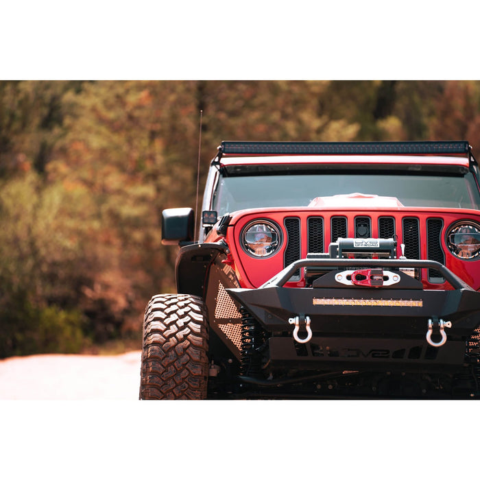 DV8 Offroad | 2018-2026 Jeep Wrangler JL & Gladiator JT LED Headlights | Chrome