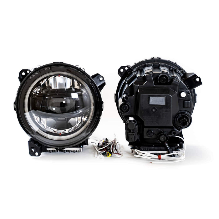 DV8 Offroad | 2018-2026 Jeep Wrangler JL & Gladiator JT LED Headlights - Black