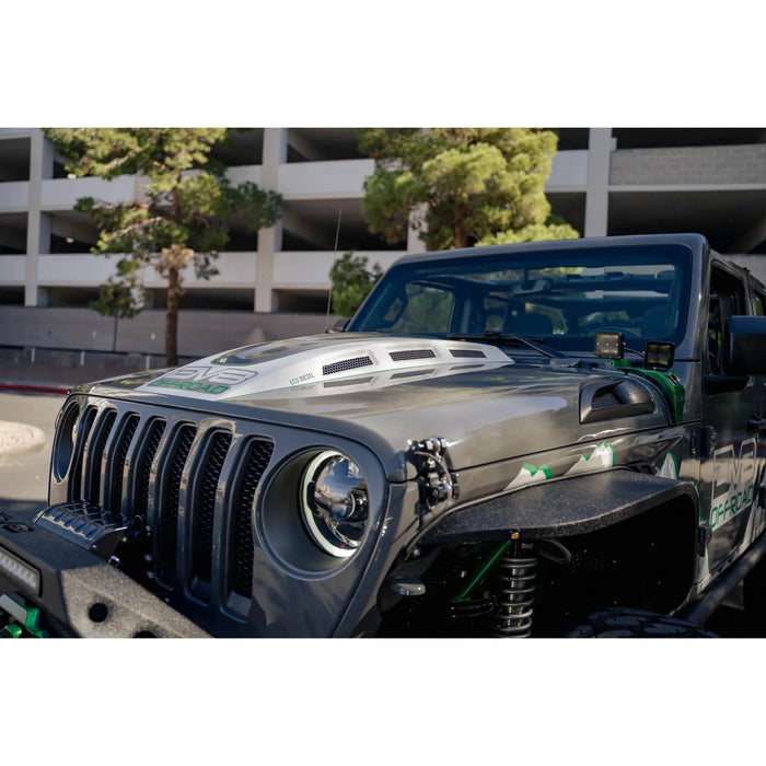DV8 Offroad | 2018-2026 Jeep Wrangler JL & Gladiator JT Heat Dispersion Hood