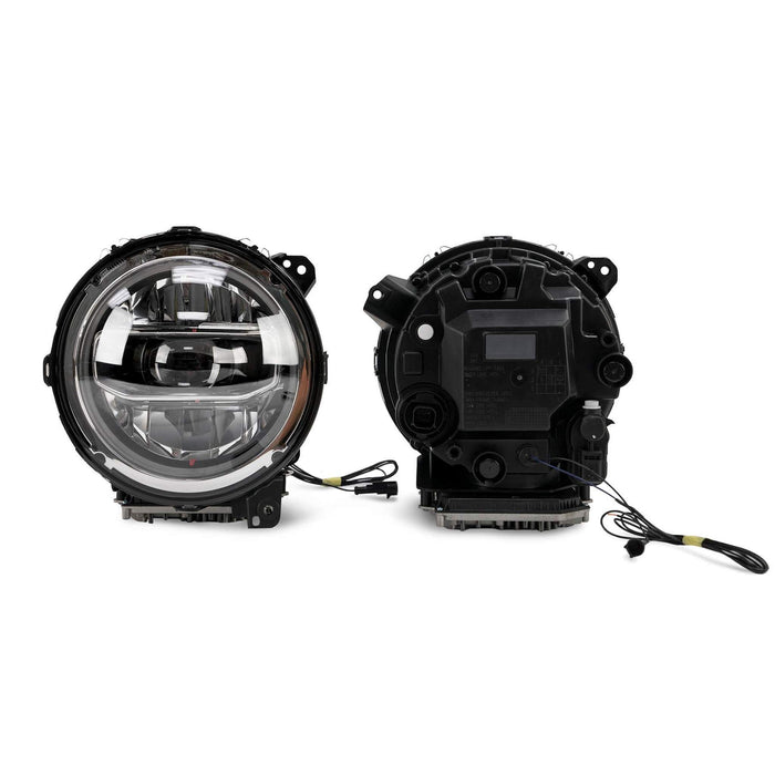 DV8 Offroad | 2018-2026 Jeep Wrangler JL & Gladiator JT LED Headlights | Chrome