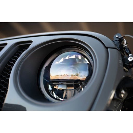 DV8 Offroad | 2018-2026 Jeep Wrangler JL & Gladiator JT LED Headlights - Black