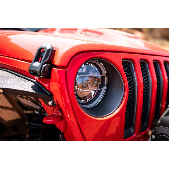 DV8 Offroad | 2018-2026 Jeep Wrangler JL & Gladiator JT LED Headlights | Chrome