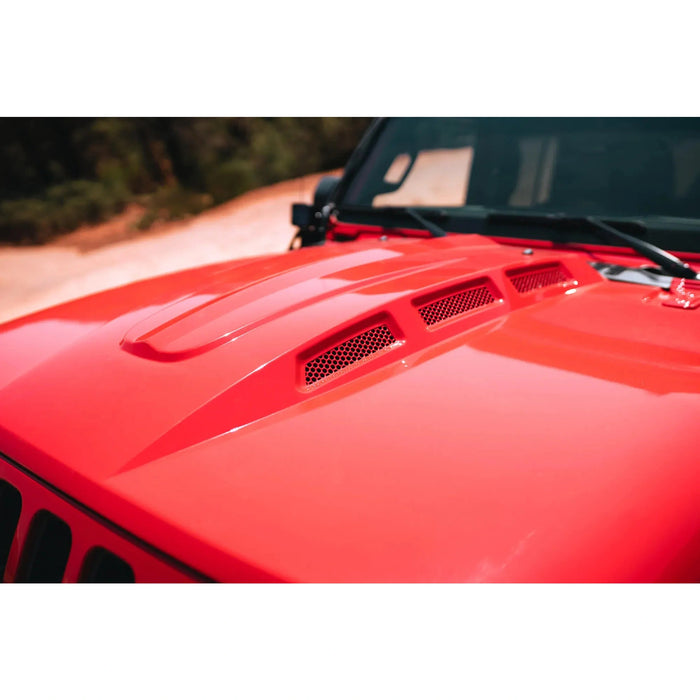 DV8 Offroad | 2018-2026 Jeep Wrangler JL & Gladiator JT Heat Dispersion Hood