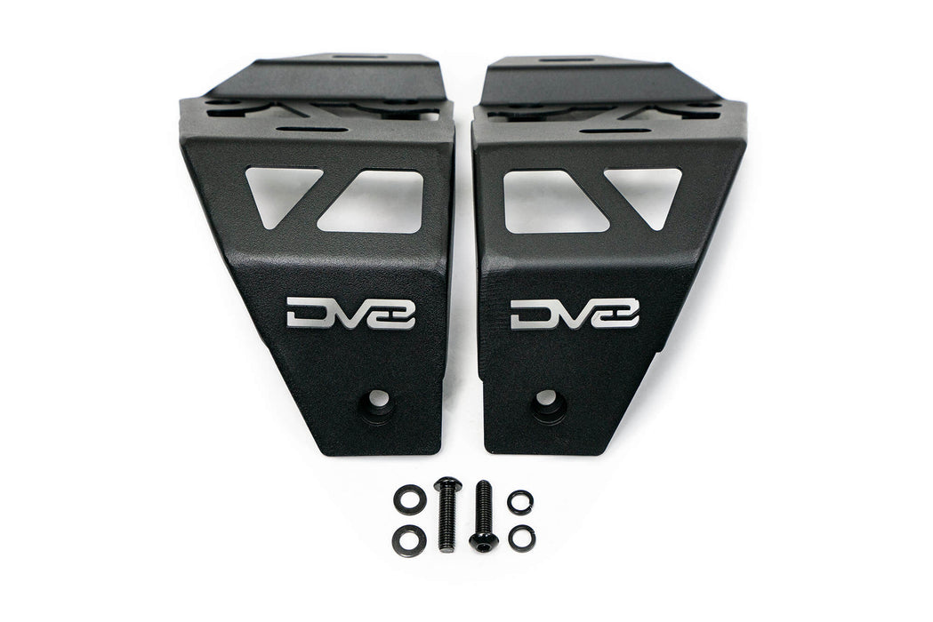 DV8 Offroad | 2018-2026 Jeep Wrangler JL &amp; Gladiator JT A-Pillar Dual Pod Light Mounts