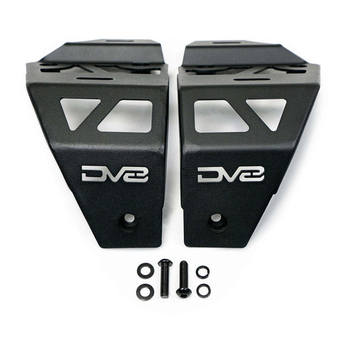 DV8 Offroad | 2018-2026 Jeep Wrangler JL &amp; Gladiator JT A-Pillar Dual Pod Light Mounts